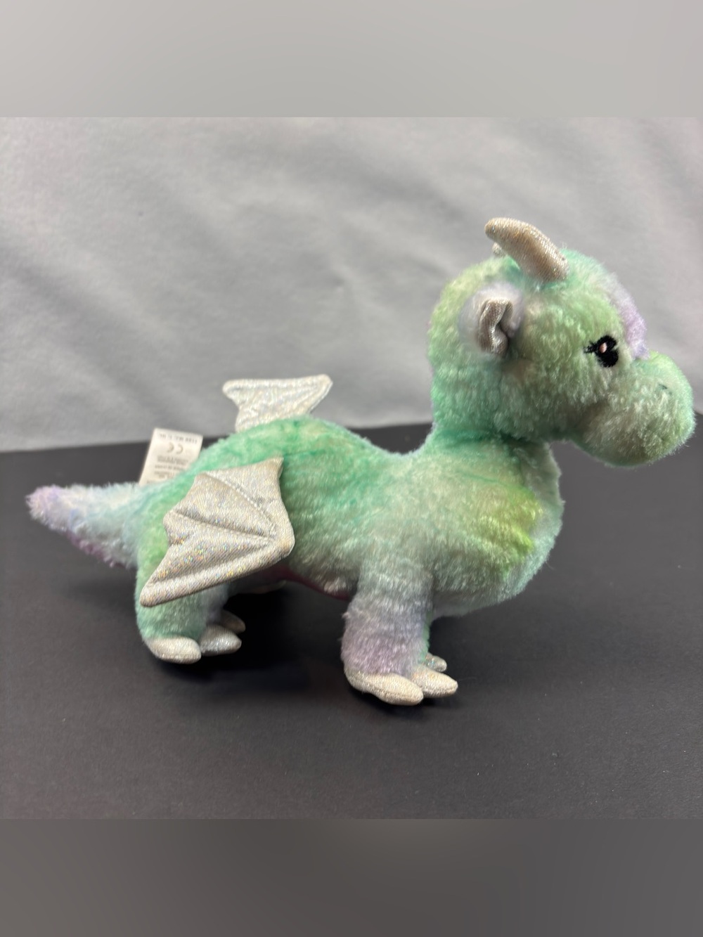 American Girl WellieWishers Crisella Dragon Plush Tie Dye Rainbow 10” Toy EUC